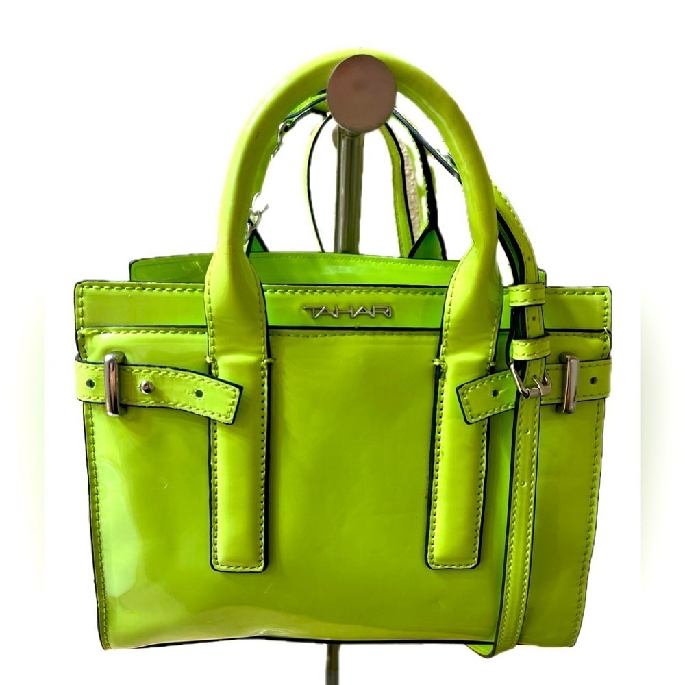 TAHARI Career Top Handle Satchel In Aloe